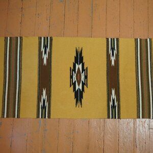 Southwestern Wool Throw Rug